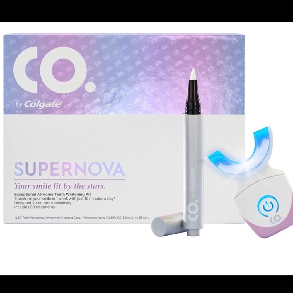 NEW COLGATE SUPERNOVA TEETH WHITENING KIT